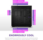 NZXT CM-H91FB-01 H9 Flow Dual-Chamber ATX Mid-Tower Gaming Case