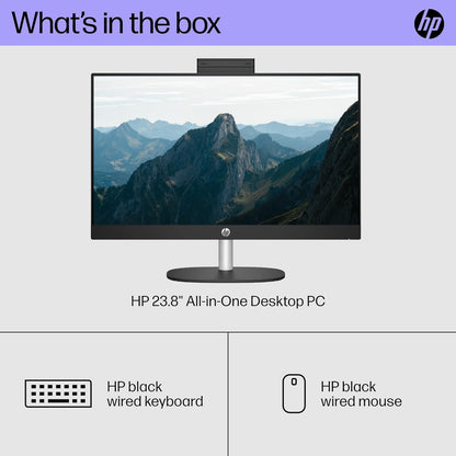 HP TPC-Q091 24" All-in-One - Ultra 5, 16GB, 1TB SSD + 512GB Ext. SSD