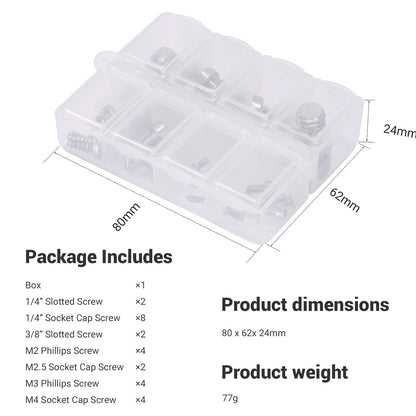 SmallRig AAK2326-CF-FBA-US Camera Screw Set 26 Pcs
