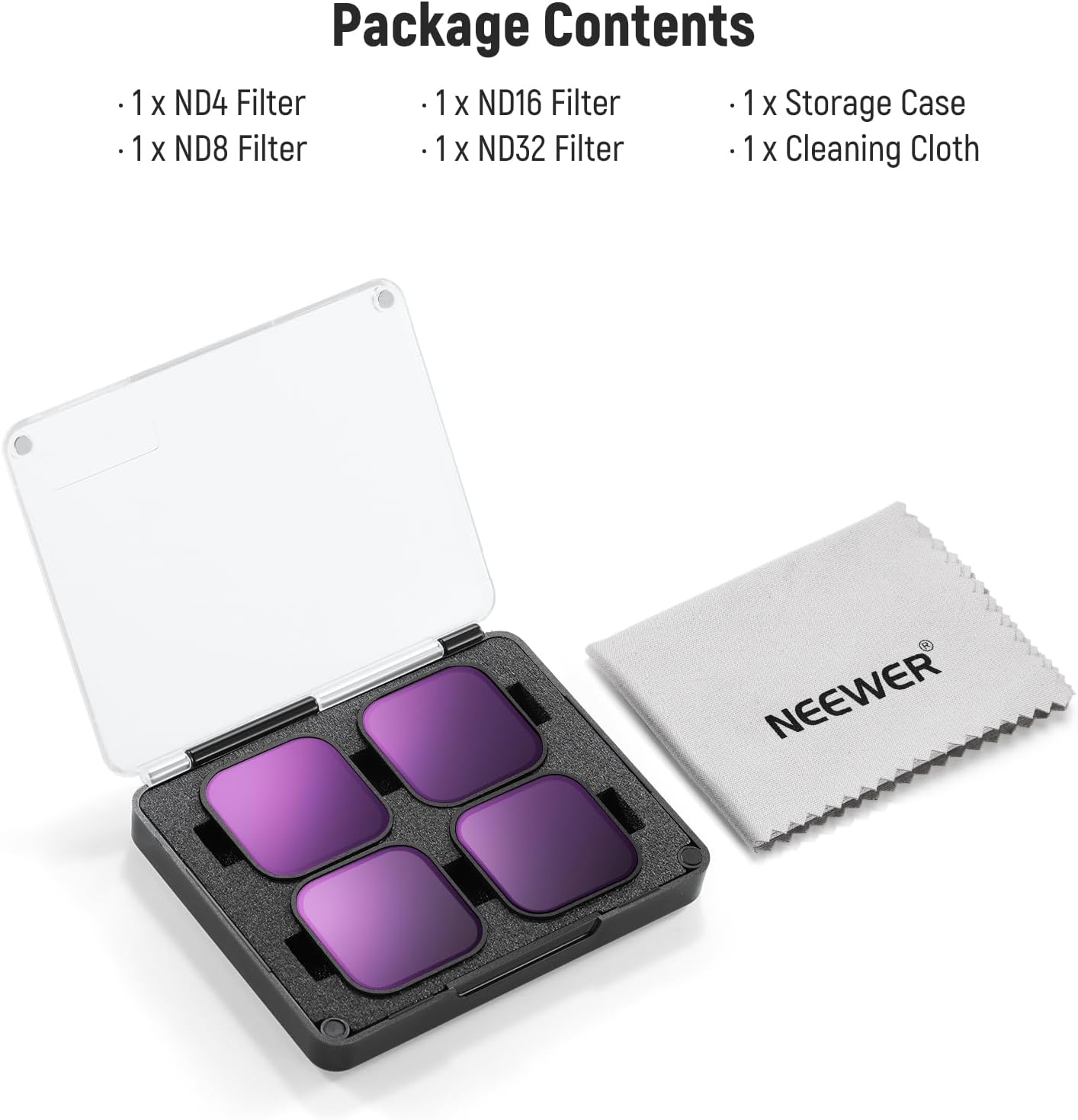 Neewer 10105346 ND Filter Set for GoPro Hero 13/12/11/10/9