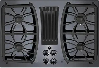 GE PGP9830DJBB Profile 30-inch Gas Downdraft Cooktop