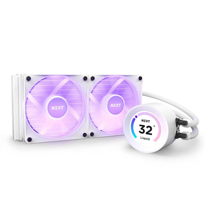 NZXT RL-KR24E-W1 Kraken Elite 240 RGB AIO CPU Cooler White