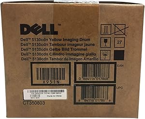Dell X951N Yellow Imaging Drum Unit 50K Yield — main product image