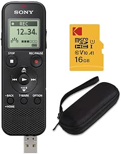 Sony ICD-PX370 Digital Voice Recorder Bundle