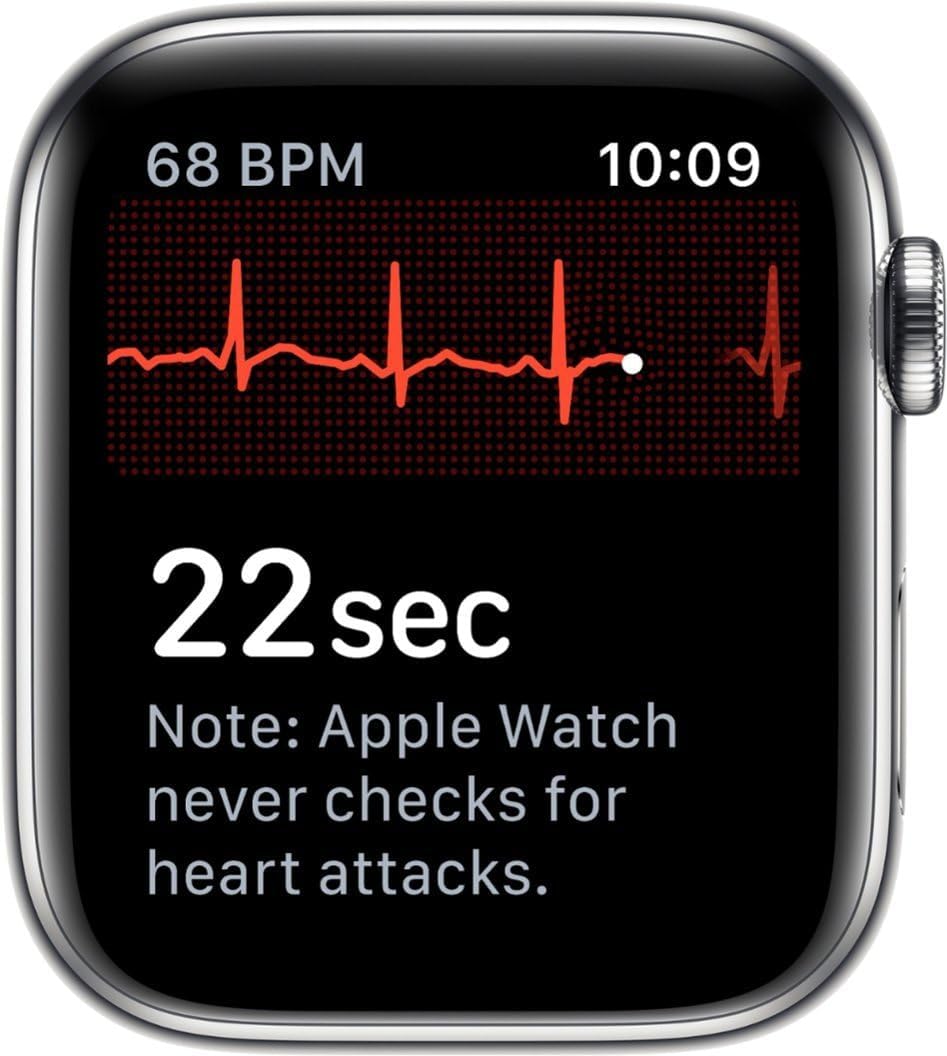 Apple Watch Series 4: (GPS + Cellular, 40mm) Stainless Steel (Renewed)