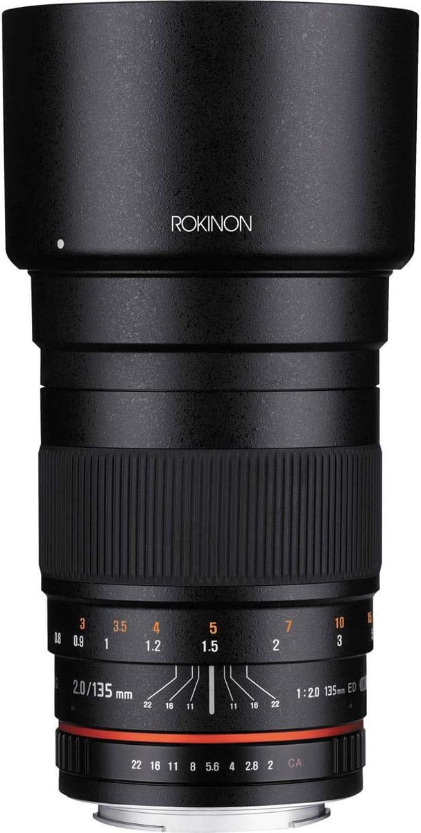 Rokinon Nikon D200 135mm F2.0 Telephoto Lens