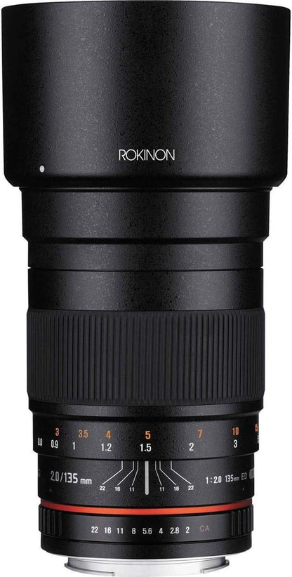 Rokinon Nikon D200 135mm F2.0 Telephoto Lens