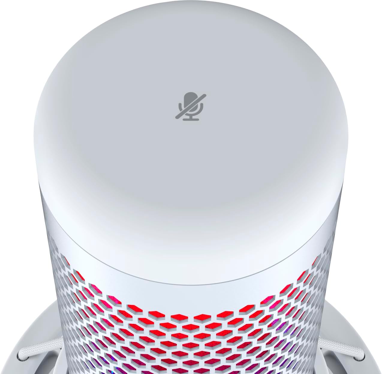 HyperX 519P0AA QuadCast S RGB USB Microphone - White