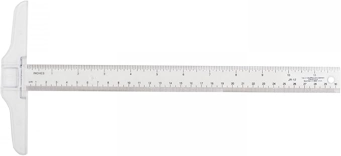 Westcott JR-12: 12" Small Plastic T-Square