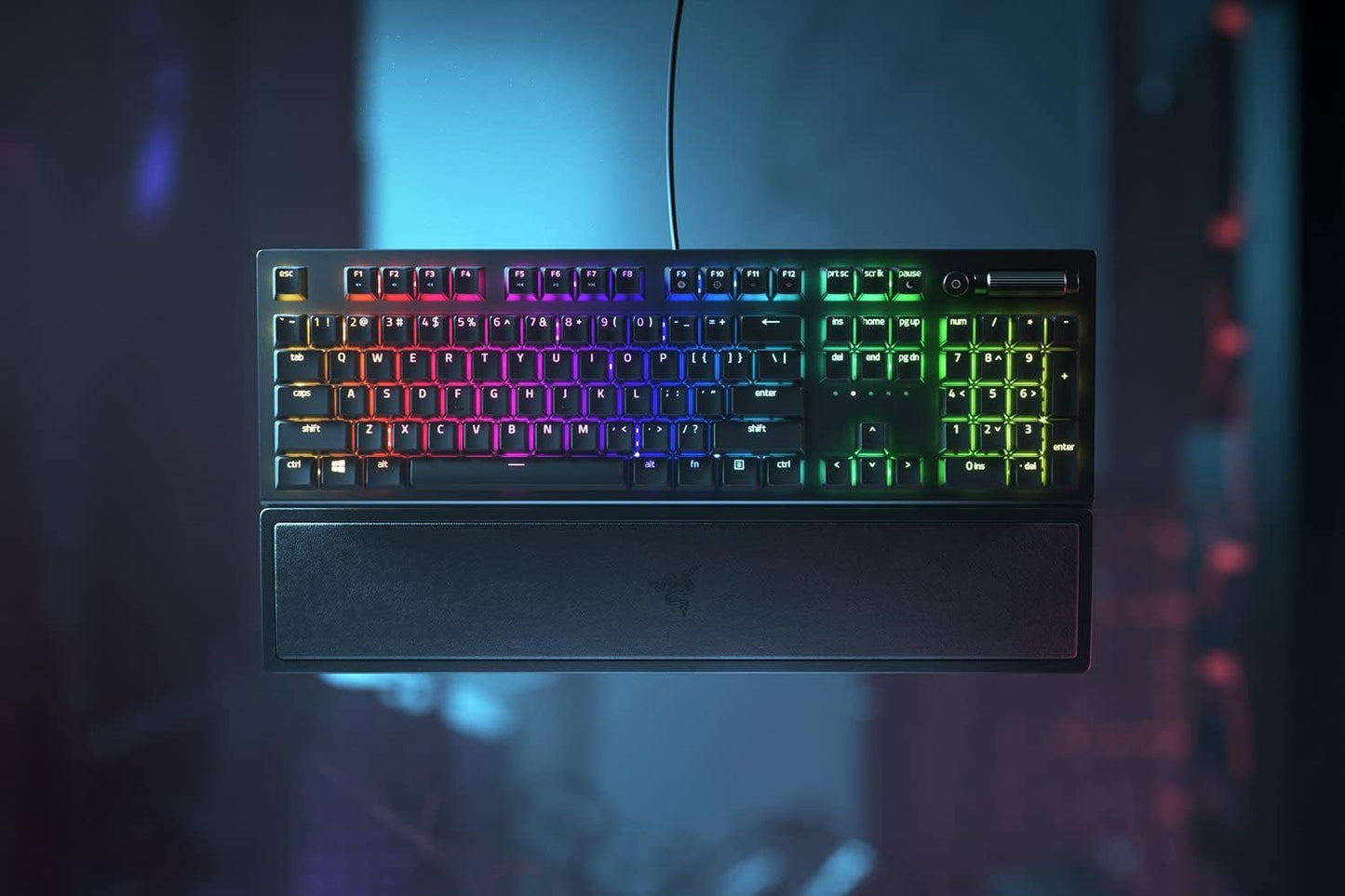 Razer RZ03-03540100-R3M1-cr BlackWidow V3 Green Switch Keyboard Renewed