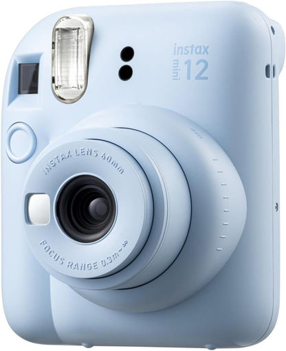 Fujifilm FJFMINI12HBBL Instax Mini 12: Blue Holiday Bundle, Instant Camera
