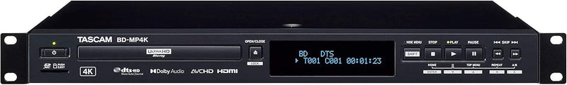 Tascam BDMP4K 4K UHD Blu-Ray Player - Professional Grade — main product image