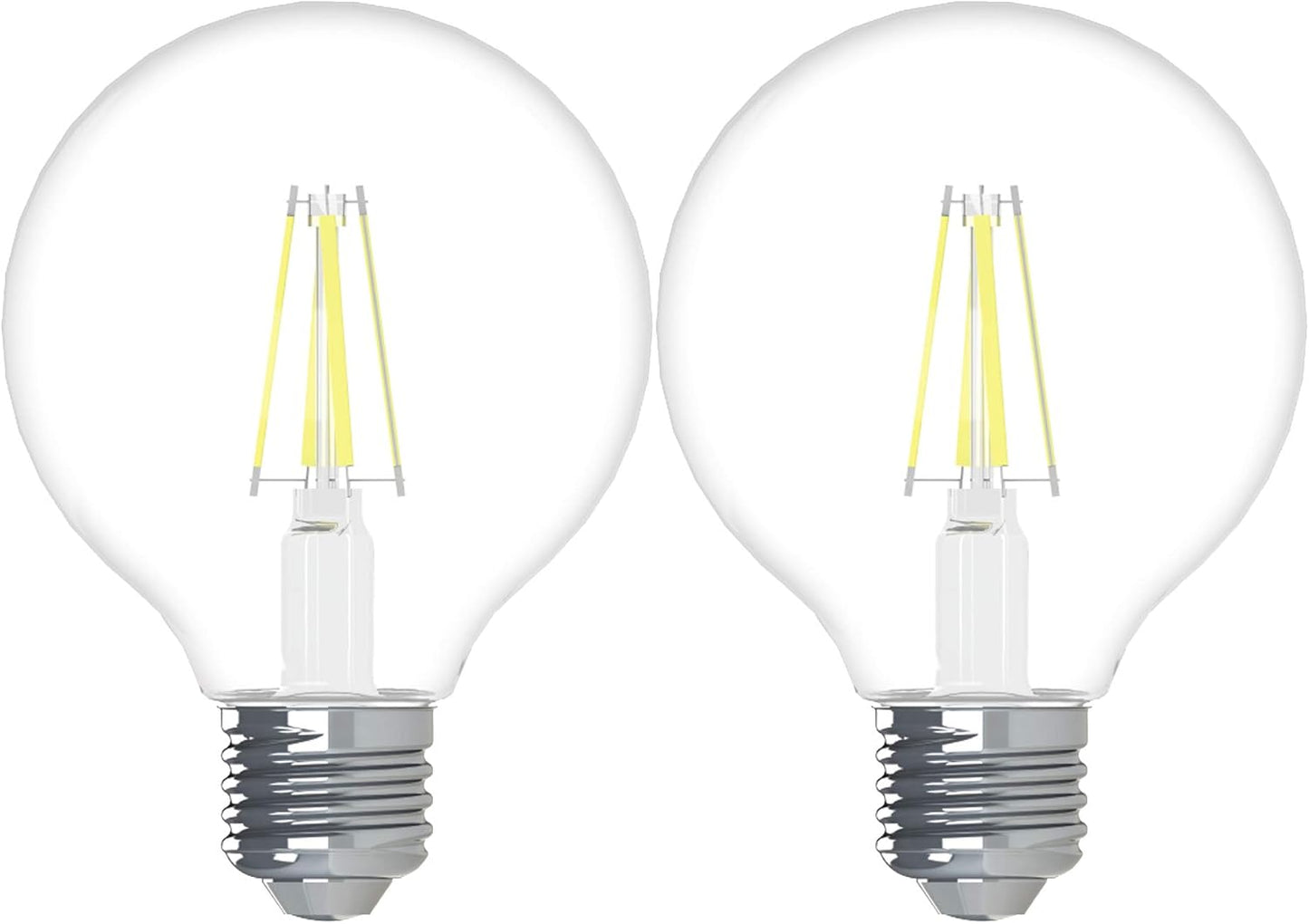 GE 23049 LED 25W Soft White G25 Globe Bulbs - 2 Pack