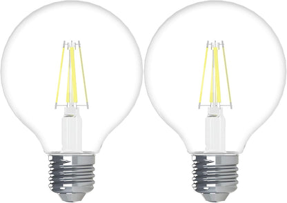 GE 23049 LED 25W Soft White G25 Globe Bulbs - 2 Pack