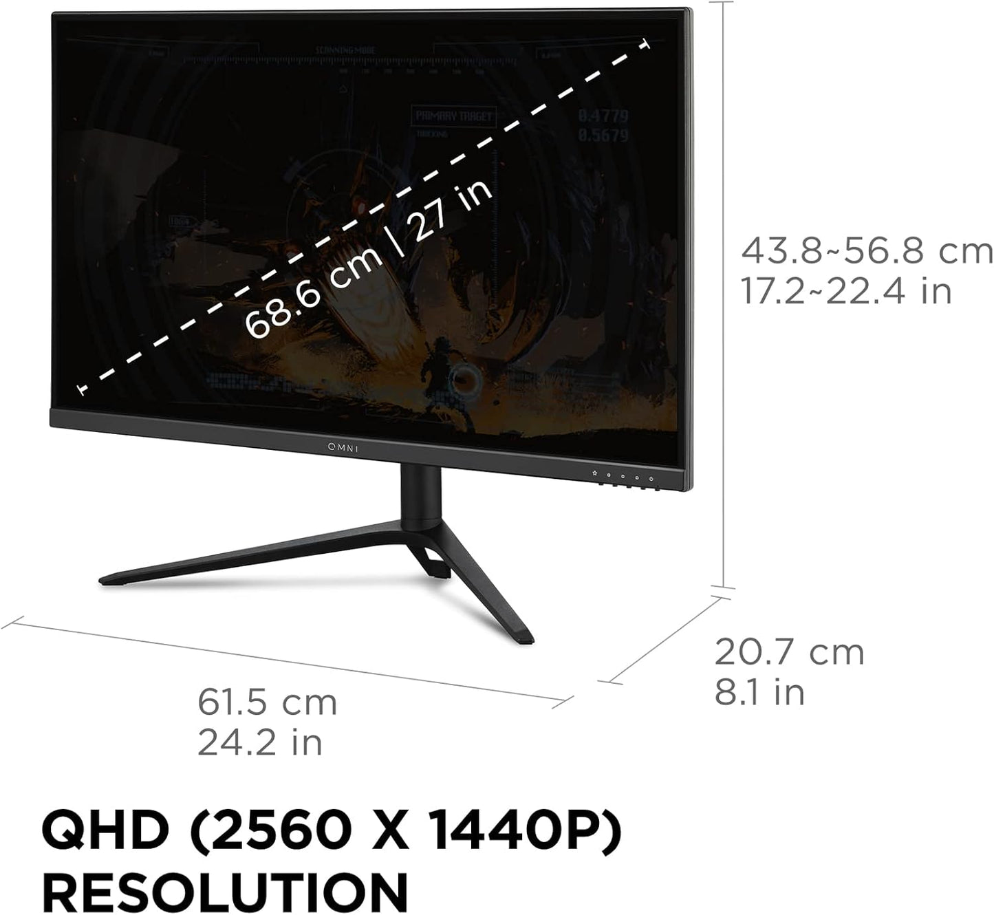 ViewSonic VX2728J-2K 27" 1440p 180Hz Gaming Monitor