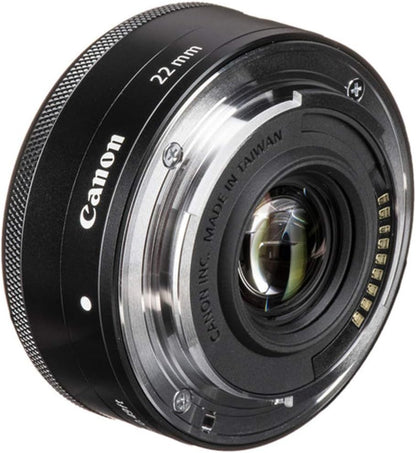 Canon 5985B002-cr EF-M 22mm f/2 STM Lens - Renewed