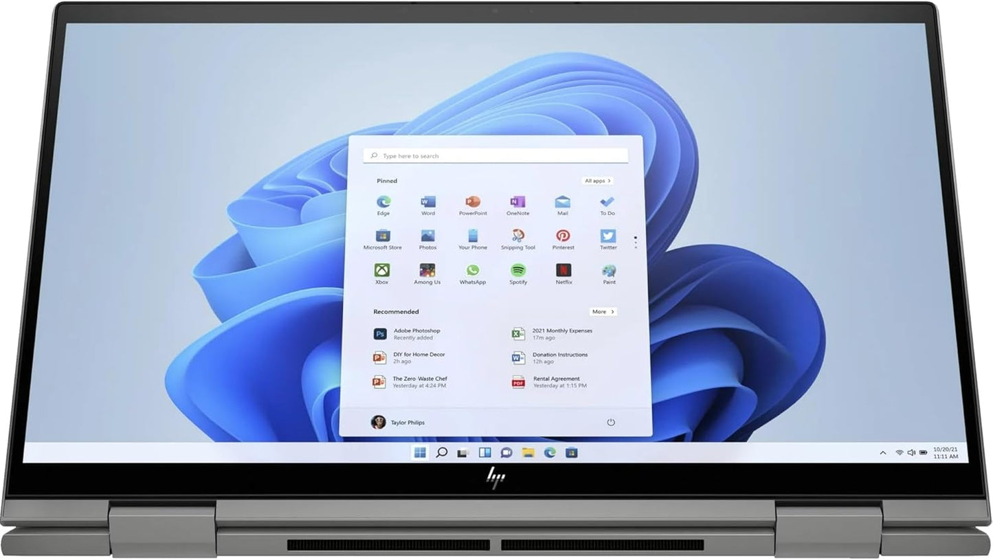 HP 15-EW1073CL-CTO Envy x360 2-in-1 Touch Laptop Bundle