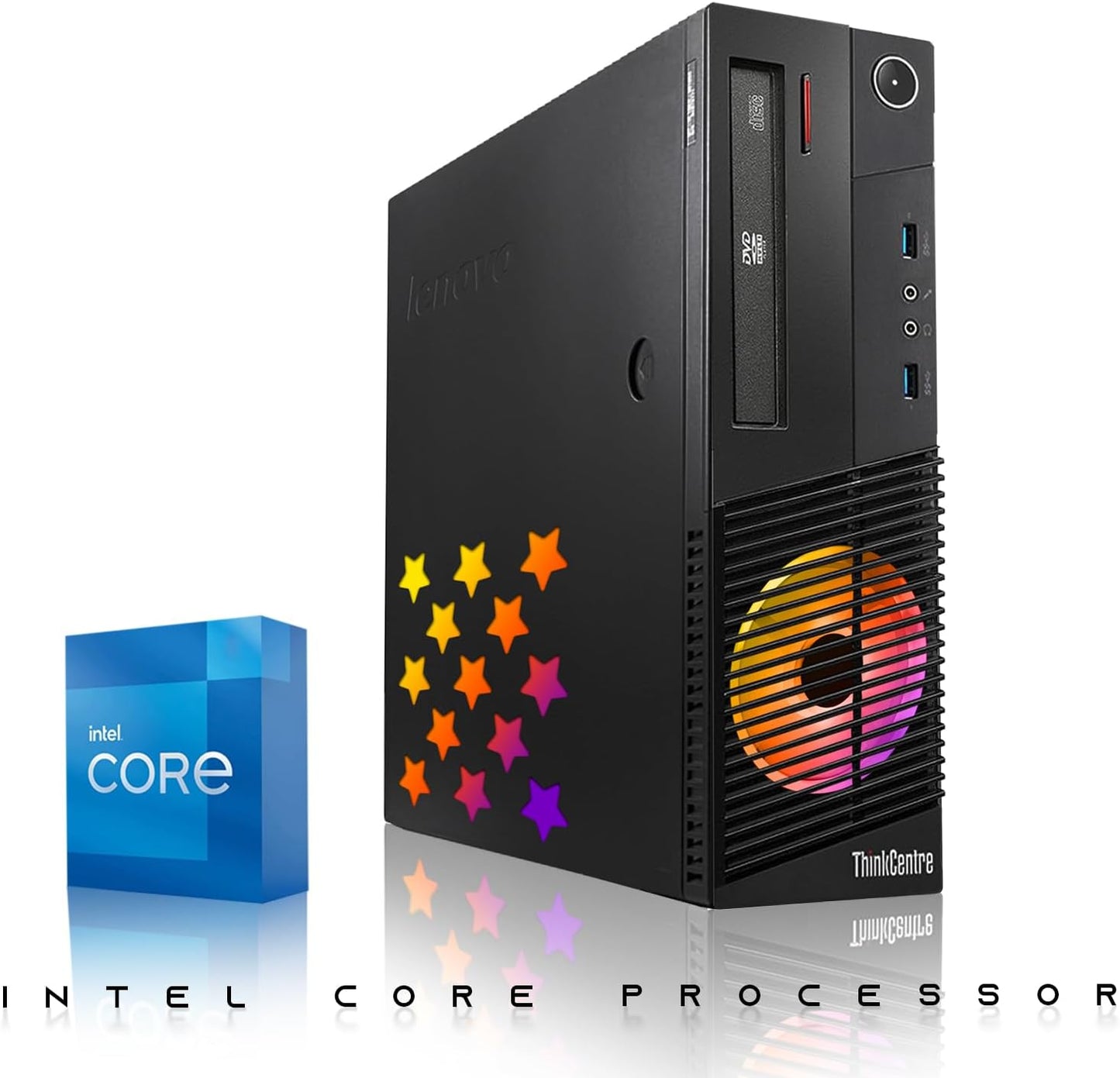 Lenovo ThinkCentre Gaming PC Bundle i7 RX 550 Renewed