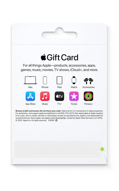 Apple App Store Gift Card - iTunes, iPhone, Accessories