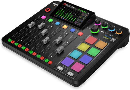 Rode RODECaster Pro II Podcast Bundle: PodMics, Headphones, Arms, Cables