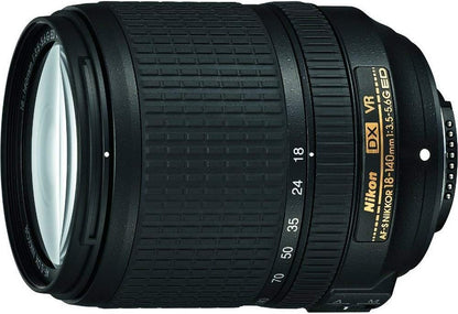 Nikon CRTNK18140VRRB 18-140mm VR Zoom Lens (Renewed)