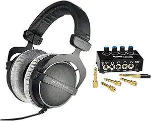 Beyerdynamic DT 770 PRO - 250 Ohm Headphones with Amp Bundle