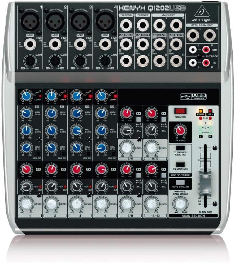 Behringer Q1202USB Xenyx 12-Input USB Mixer — main product image