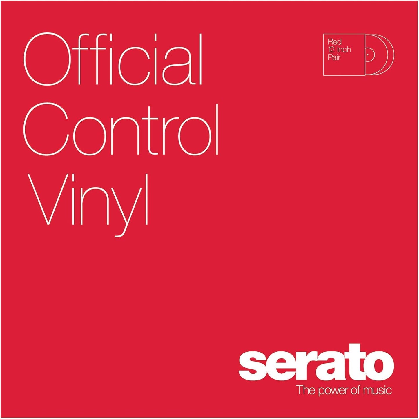 Serato - 12” Performance Series Control Vinyl Red Pair