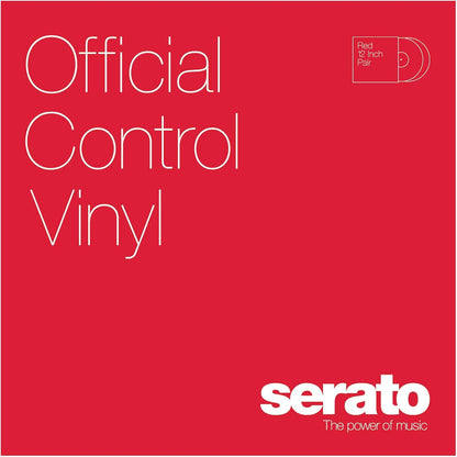 Serato - 12” Performance Series Control Vinyl Red Pair