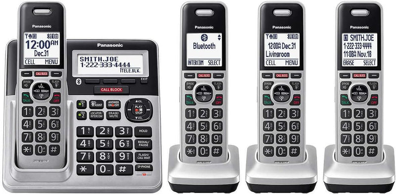 Panasonic 1909595 DECT 6.0 Bluetooth 4-Handset Phone — main product image