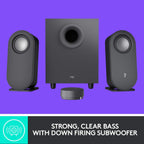 Logitech 980-001347 Z407 Bluetooth Computer Speakers with Subwoofer