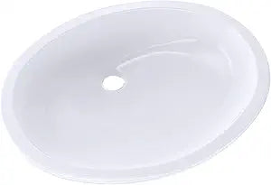 Misc Lt597g#01 Oval Undermount Bathroom Sink White — main product image