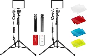 Neewer 10097966 USB LED Video Light Kit with Remote