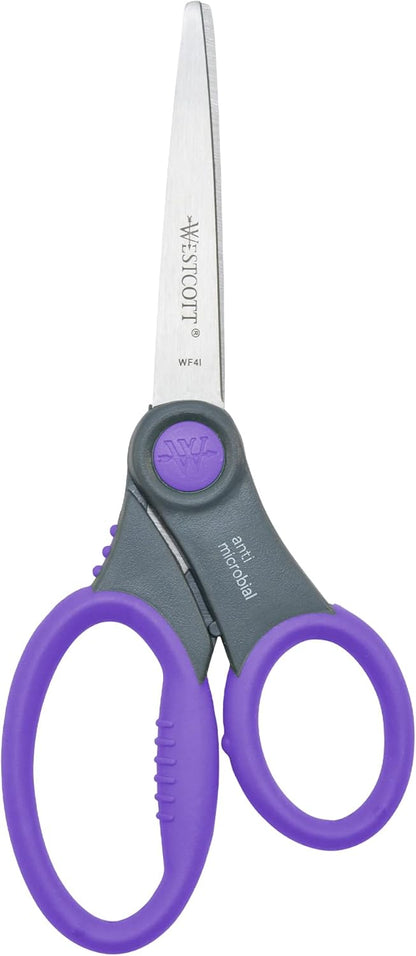 Westcott 14609-030: Soft Handle Student Scissors, 7-Inch