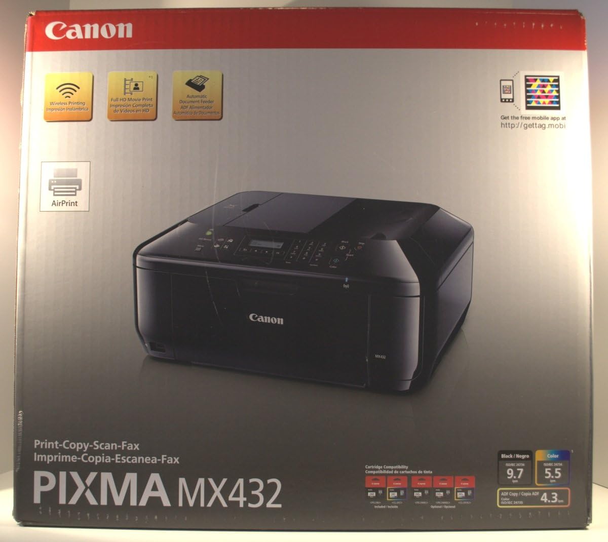 Canon MX432 PIXMA Wireless All-in-One Printer - Scanner/Copier