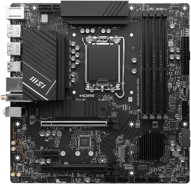 MSI PROB760MAWID4 DDR4 WiFi mATX Motherboard