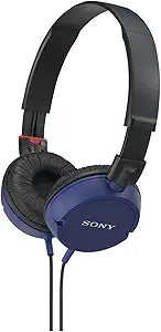 Sony MDR-ZX100/BLU ZX Series Blue Headphones — main product image
