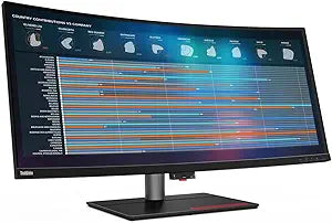 Lenovo 62C1GAR6US ThinkVision P40w-20 40" 5K2K Curved Monitor