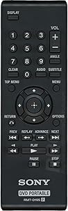 Sony 148788411 Portable DVD Player Remote Control