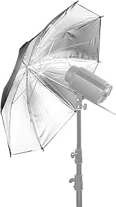 Neewer 10090311 43-inch Black/Silver Photography Lighting Umbrella