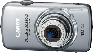 Canon SD980IS PowerShot 12.1MP Digital Camera (Silver)