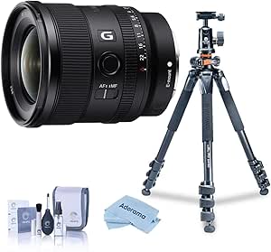 Sony FE 20mm F1.8 G Wide-Angle Prime Lens, E-Mount