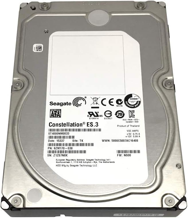 Seagate Constellation ES ST4000NM0033 4TB Enterprise HDD Renewed