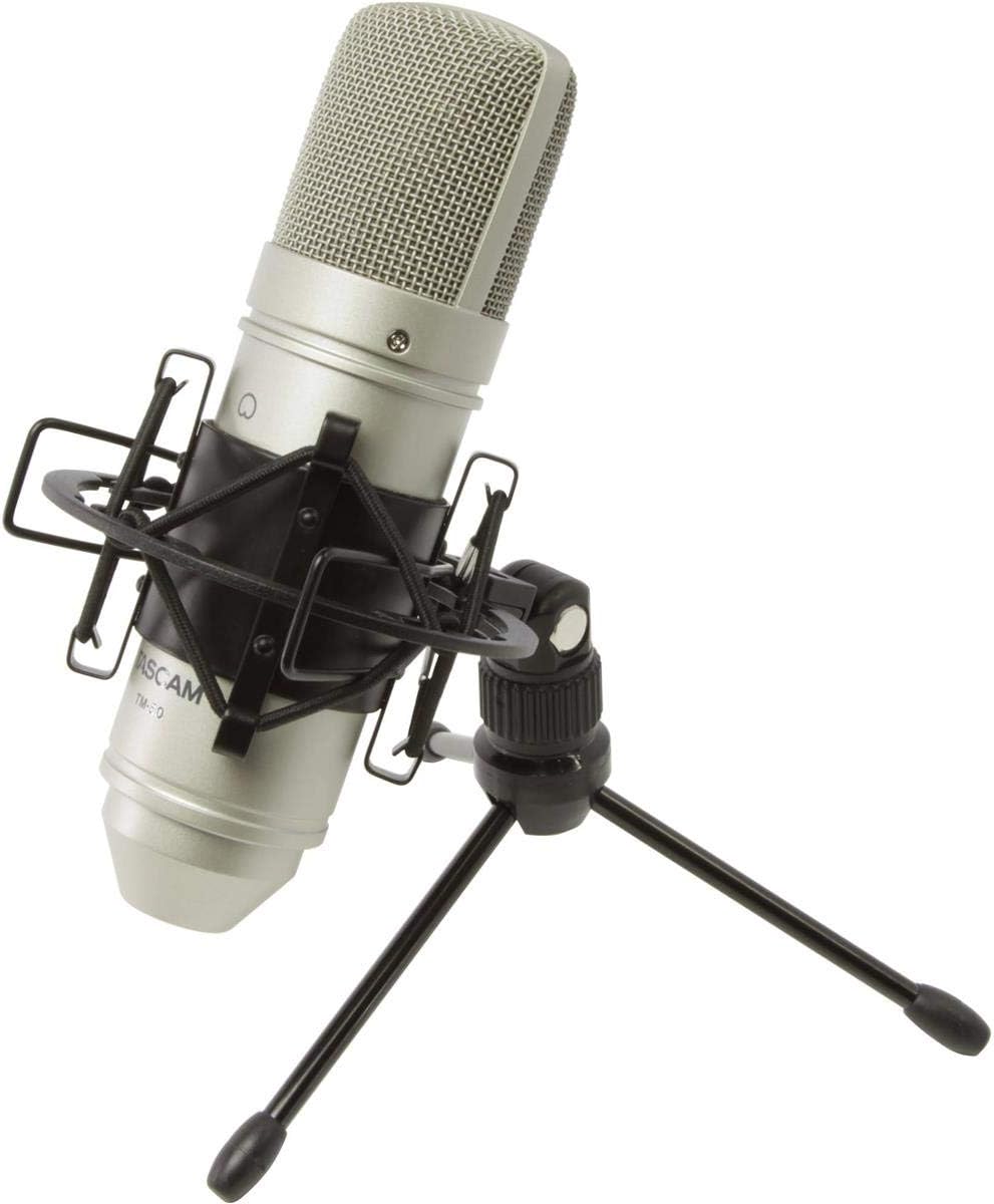 Tascam TM-80 Condenser Microphone - Silver Diaphragm