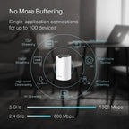 TP-Link Deco S4(2-pack) AC1900 Whole Home Mesh WiFi System