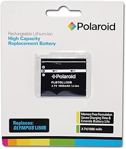 Polaroid PLBTOLLI50B Replacement Olympus LI50B Battery — main product image