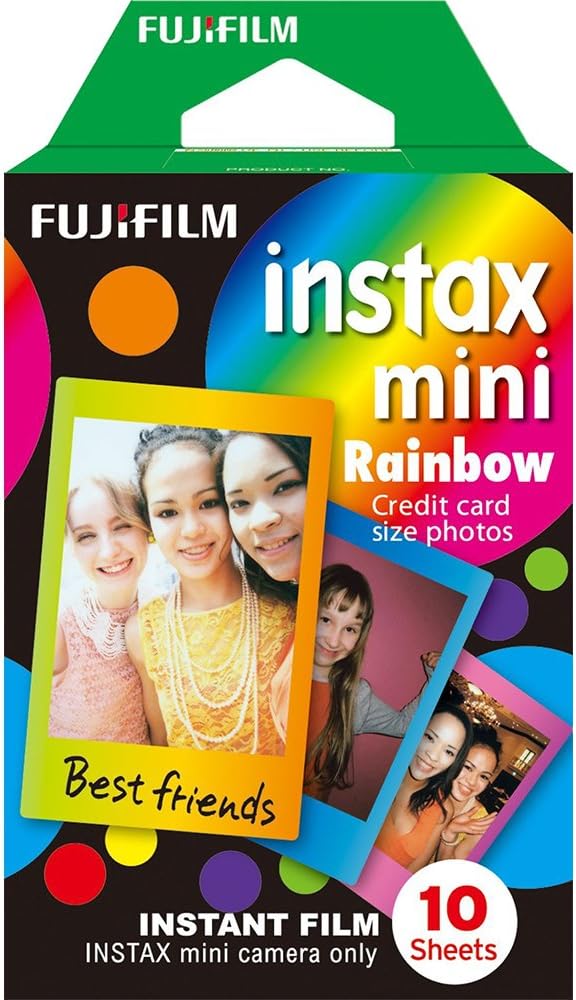 Fujifilm INSTAX Mini Rainbow Film 10 Exposures — main product image