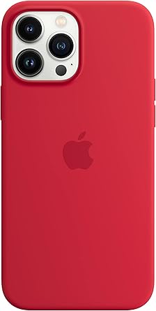 Apple Silicone iPhone 13 Pro Max Case with MagSafe - (Product) RED