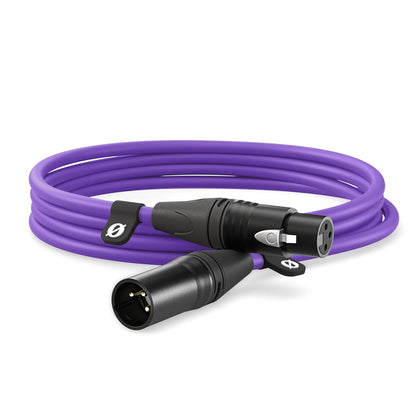 Rode XLR3M-PU Premium 3m XLR Microphone Cable - Purple