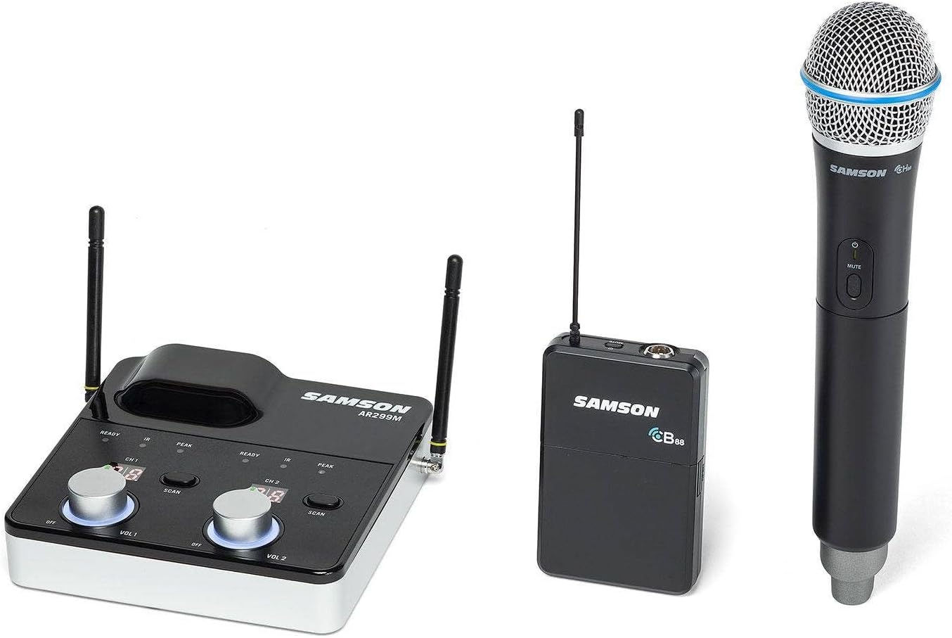 Samson Concert 288m C288MALL-D - Dual Wireless System with Lavalier & Headset